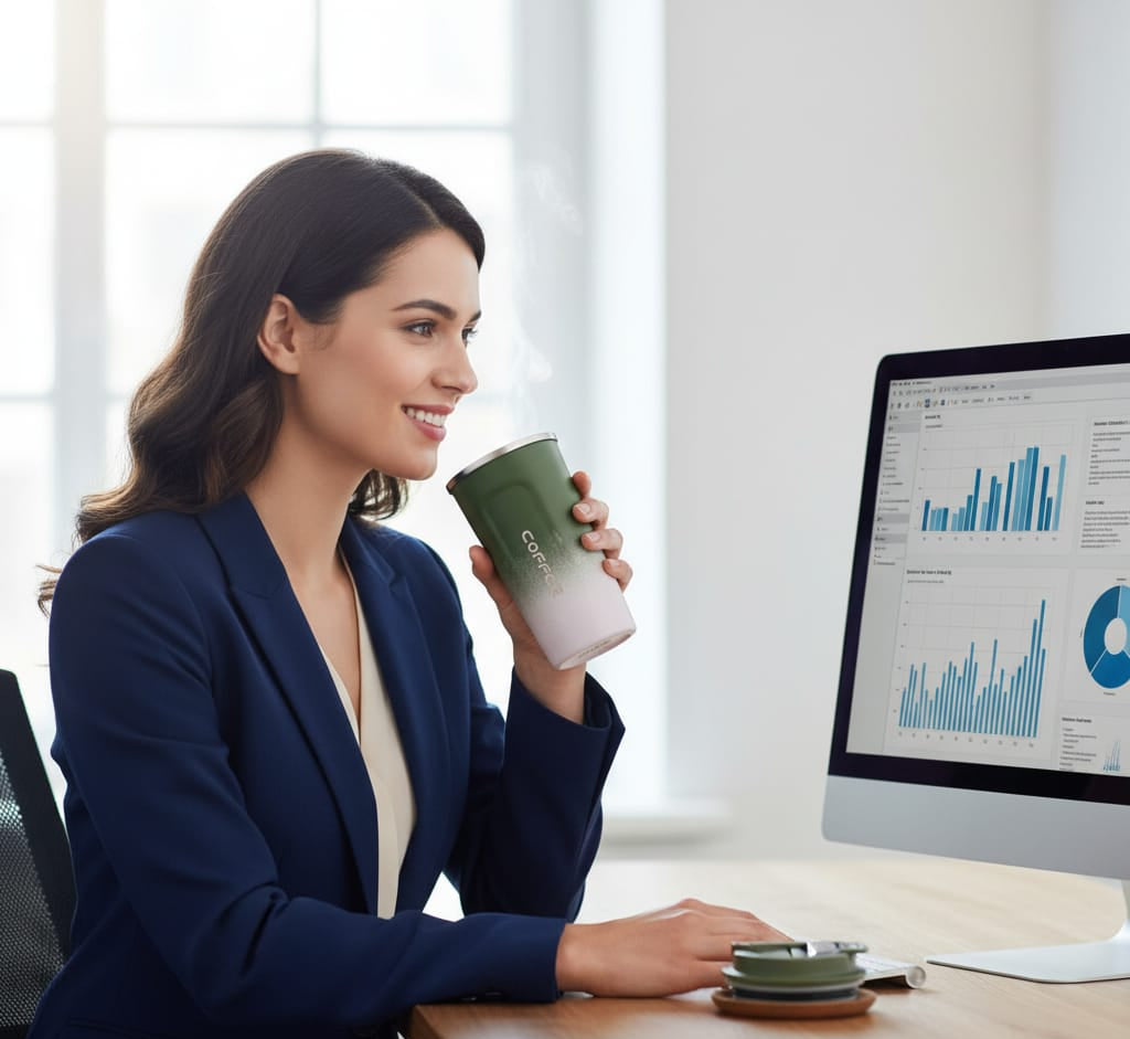 Vaso Térmico de Acero Inoxidable💪🌞