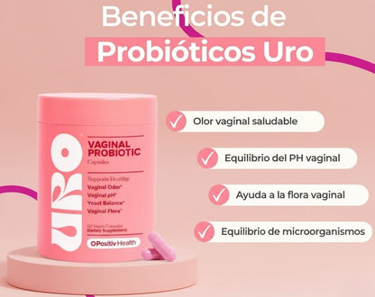 URO - Probiótico Vaginal cápsulas - ORIGINAL  🌸