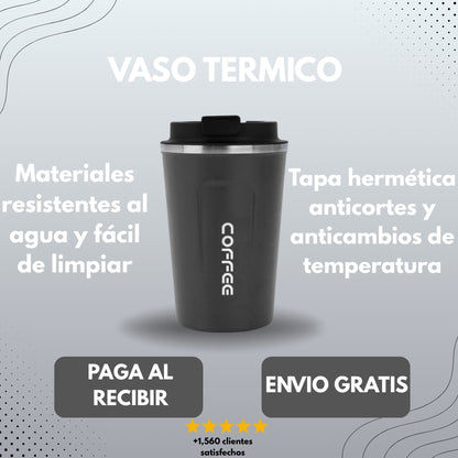 Vaso Térmico de Acero Inoxidable💪🌞