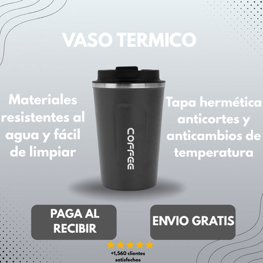 Vaso Térmico de Acero Inoxidable💪🌞